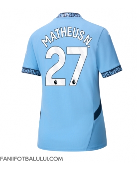 Manchester City Matheus Nunes #27 Tricou Fotbal Replică 2024-25 Femei Acasa